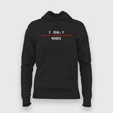 I love Regex Funny Coding Hoodie For Women Online India