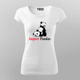 Import pandas T-Shirt For Women