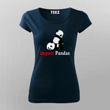 Import pandas T-Shirt For Women
