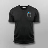 IMPOSTER IN POCKET Gaming V Neck T-shirt For Men Online Teez
