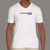 In Stack Overflow We Trust V Neck T-Shirt For Men India
