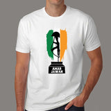 I Love Indian Army Amar Jawan Patriotic Jai Hind Men’s T-shirt online India