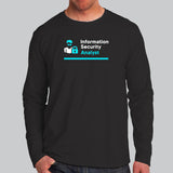 Information Security Analyst Men’s Profession Full Sleeve T-Shirt Online India