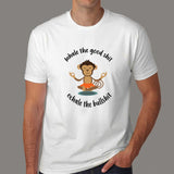 Inhale the Good shit Exhale the Bullshit Funny Yoga Men's T-Shirt online india