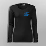 Intel Chest Logo T-Shirt For Women