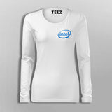 Intel Full Sleeve  T-Shirt For Women Online India
