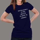 Intelligence Stephen Hawking Women's T-Shirt