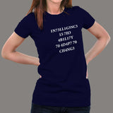 Intelligence Stephen Hawking Women's T-Shirt