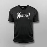 International Student Hindi Slogan T-shirt For Men