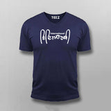 International Student Hindi Slogan T-shirt For Men
