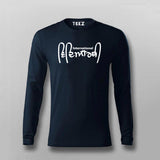 International Student Hindi Slogan T-shirt For Men