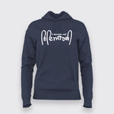 International Student Hindi Slogan Hoodies For Women