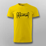International Student Hindi Slogan T-shirt For Men Online India