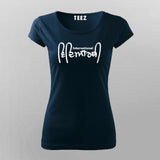 International Student Hindi Slogan T-Shirt For Women