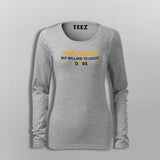 Introverted But Willing To Discuss Dogs T-Shirt For Women