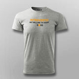 Introverted But Willing To Discuss Dogs T-Shirt For Men
