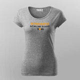 Introverted But Willing To Discuss Dogs T-Shirt For Women