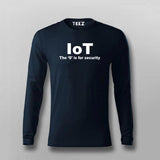 Iot The S Is For Security Funny Internet Of Things T-Shirt For Men