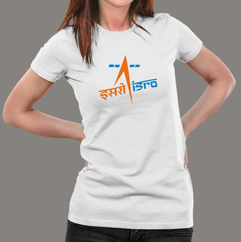 Indian Space Research Organisation T-Shirt For Women