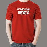 It's Accrual World T-Shirt For Men
