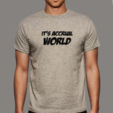 It's Accrual World T-Shirt For Men Online India