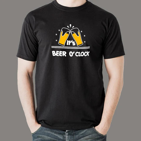 Copy of Buy This Beer O' Clock Offer T-Shirt For Men (JULY) For Prepaid Only