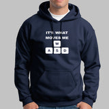WASD Its What Moves Me Funny Gaming Hoodies For Men
