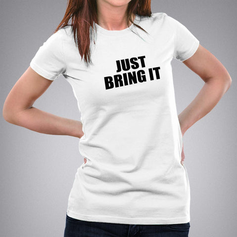 The Rock - Dwayne Johnson Just bring It Women's WWE t-shirt