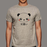 Cute Panda Face Kawaii Japanese Anime T-Shirt For Men india