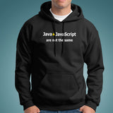 Java And Javascript Are Not The Same Men's Hoodies Online India