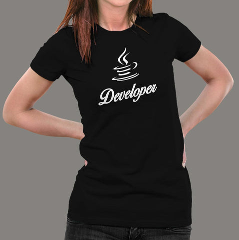 Java Developer T-Shirt For Women Online India
