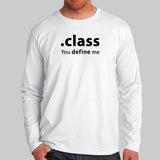Java Dot Class Java Programmer Full Sleeve T-Shirt For Men Online India
