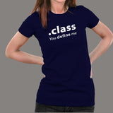 Java Dot Class Java Programmer T-Shirt For Women