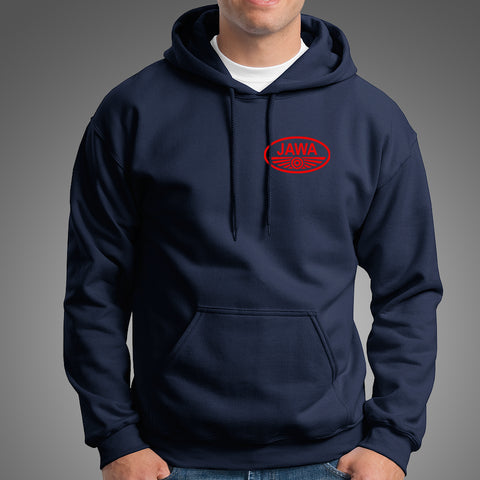 Jawa Yezdi Roadking Legendary Indian Motorcycle Chest Logo Hoodies For Men Online India