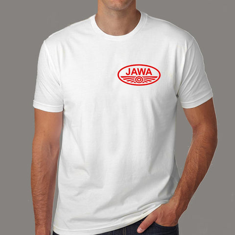 Jawa Yezdi Roadking Legendary Indian Motorcycle Chest Logo T-Shirt For Men Online India