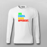 Jab Cross hook Uppercut Kickboxing T-shirt for Men Online India.