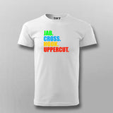 Jab Cross hook Uppercut Kickboxing T-shirt for Men Online India.