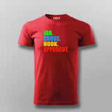 Jab Cross hook Uppercut Kickboxing T-shirt for Men Online India.