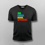 Jab Cross hook Uppercut Kickboxing T-shirt for Men Online India.