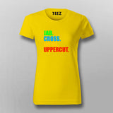 Jab Cross hook Uppercut Kickboxing T-shirt for Women Online India.