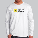Js Front End Web Developer Men’s Profession Full Sleeve T-Shirt India