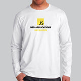 Js Web Applications Developer Men’s Profession Full Sleeve T-Shirt India