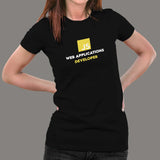 Js Web Applications Developer Women’s Profession T-Shirt India