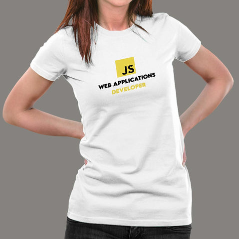 Js Web Applications Developer Women’s Profession T-Shirt Online India
