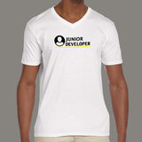 Junior Developer V Neck T-Shirt For Men India