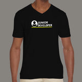 Junior Developer V Neck T-Shirt For Men Online India