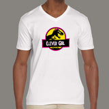 Jurassic Park Clever Girl V Neck T-Shirt For Men online india