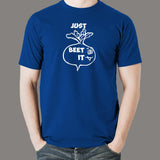 Just Beet It Funny Vegan T-Shirt For Men india