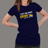 Women's Funny Drinking T-Shirt India