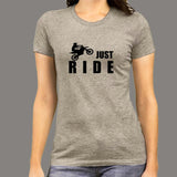 Just Ride Women's Bike T-Shirt Online